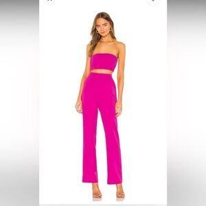 NBD Revolve Topaz matching pant and bandeau top set - worn once and dry cleaned